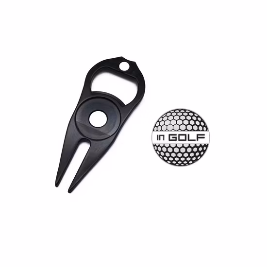 Customized Golf Divot Tool with Magnet Ball Marker Custom Logo Blank Magnetic Golf Ball Marker