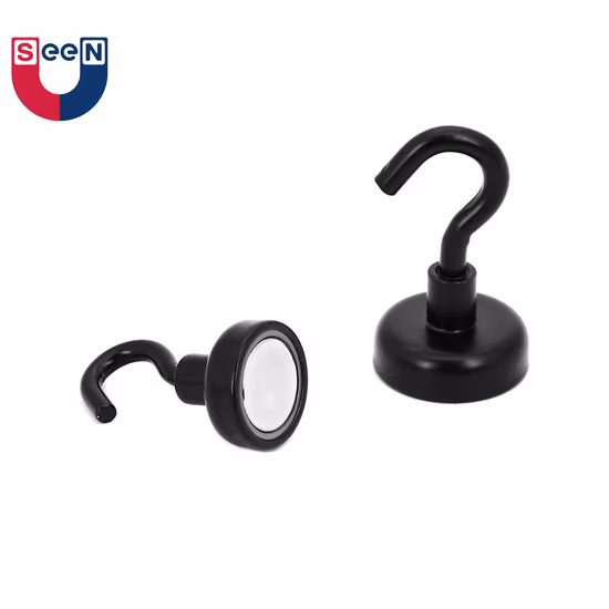 Forte magnete al neodimio Magnete NdFeB sinterizzato con gancio