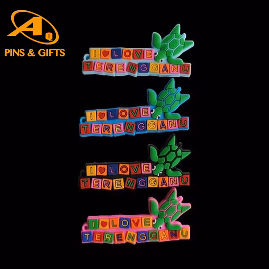 Magnete da frigorifero in PVC in gomma morbida 3D souvenir promozionale a 20 colori