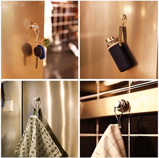 Magneti con gancio NdFeB super resistenti per la cucina di casa, il lavoro, l'ufficio, il garage