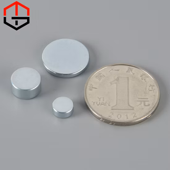 Magnete permanente al neodimio N35 forte disco NdFeB all'ingrosso per confezione regalo/sensore/altoparlante/attrezzatura/strumento