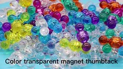 Perno magnetico per magneti push al neodimio in plastica colorata acrilica per frigorifero